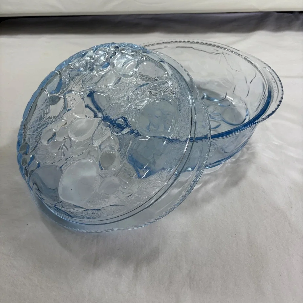 Libbey vintage blue